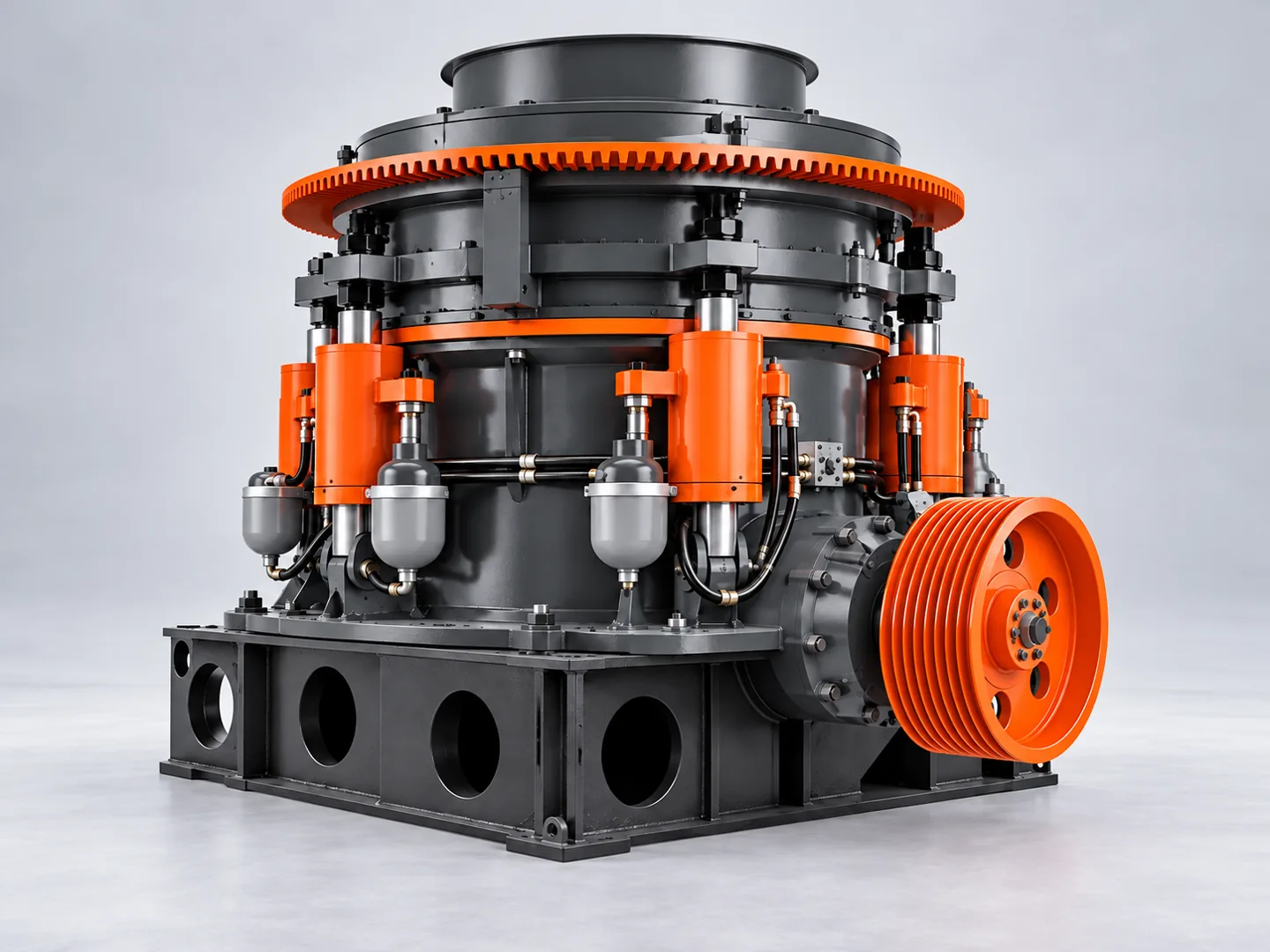 HNLANGBO HP Hydraulic Cone Crusher equipment