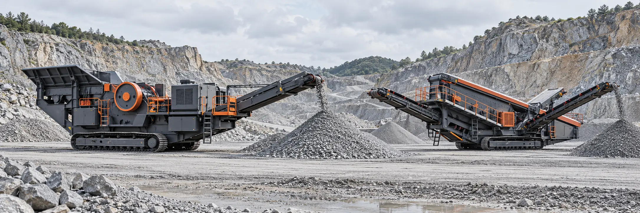 HNLANGBO Mobile Crushing Plants application equipment