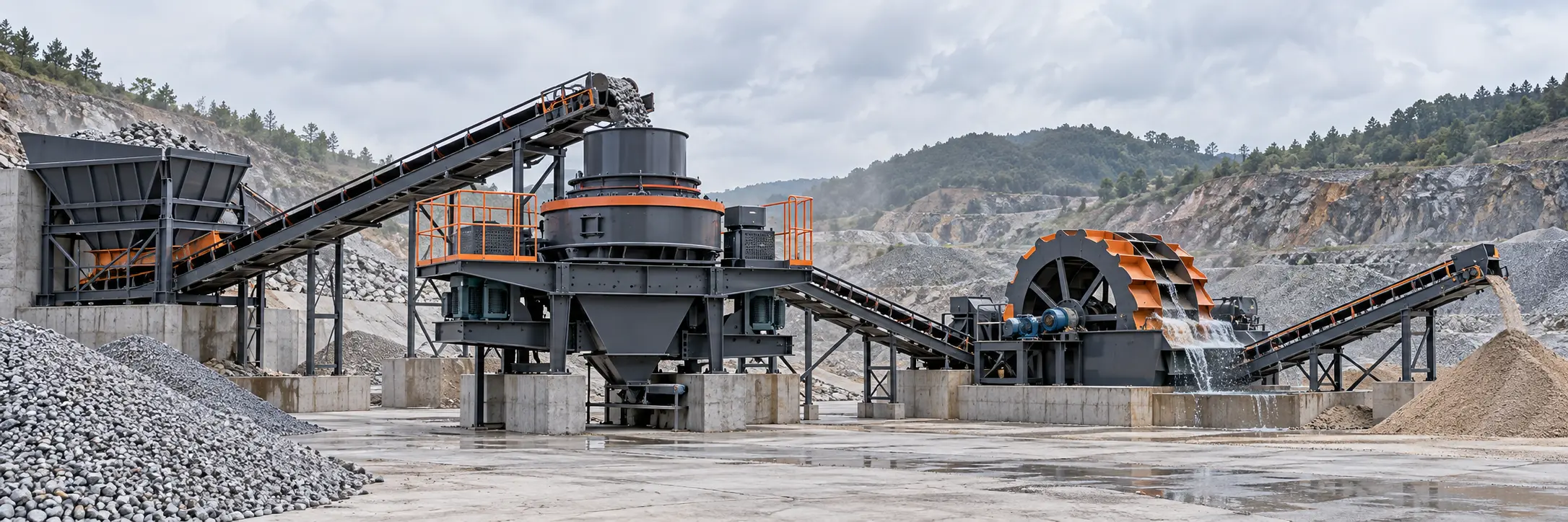 HNLANGBO Sand Making & Washing application equipment