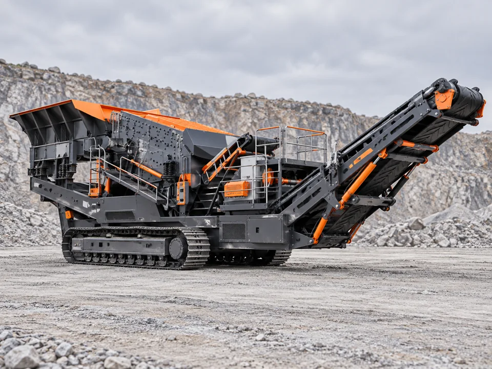 HNLANGBO Tracked Impact Crushing Plant