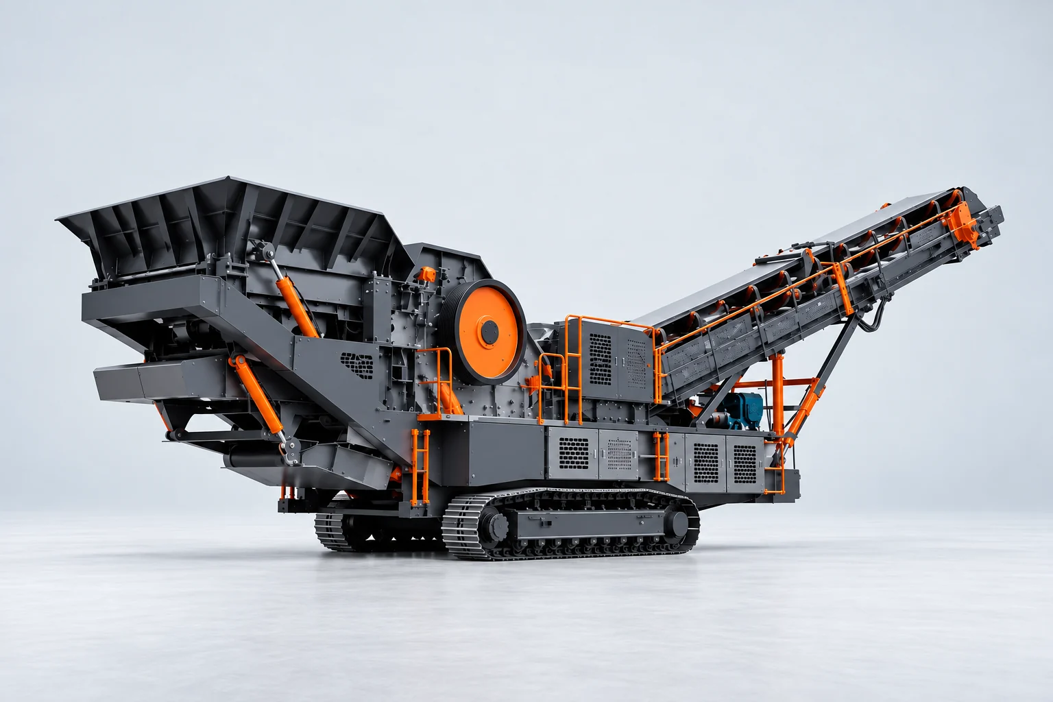 HNLANGBO Tracked Jaw Crushing Plant equipment