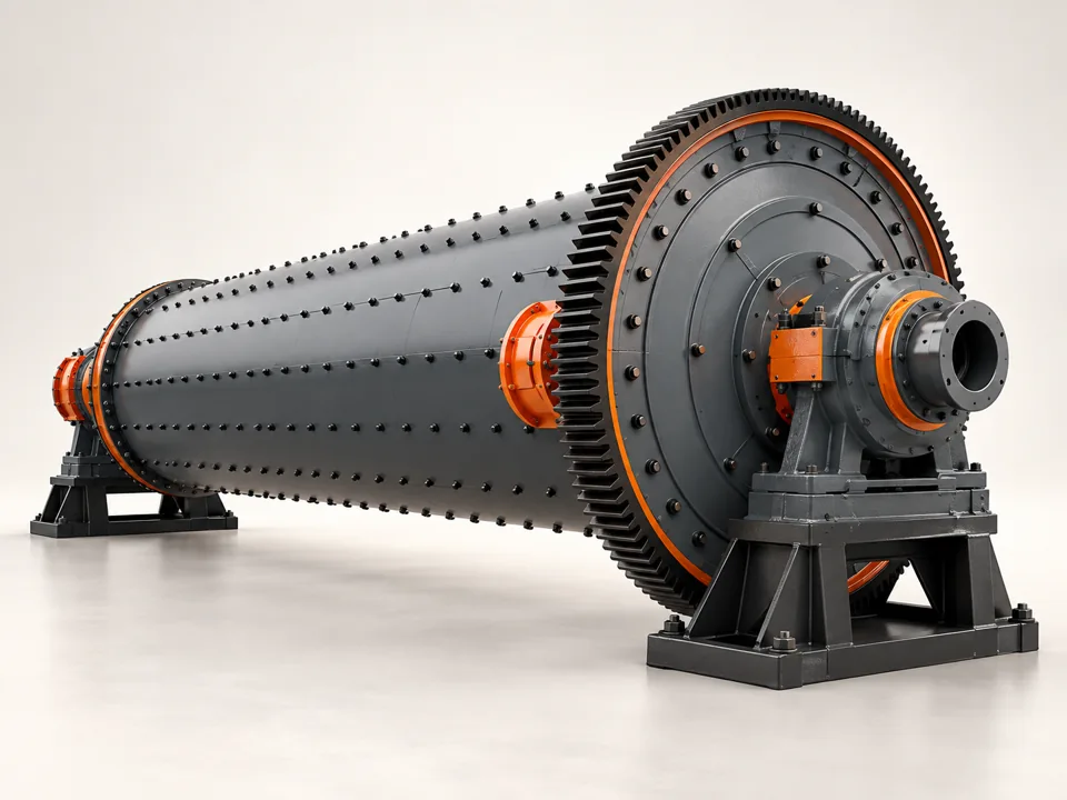 HNLANGBO Wet Overflow Ball Mill
